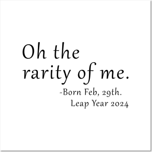 Feb 29th Birthday February 29th Leap Year Birthday Gifts Posters and Art